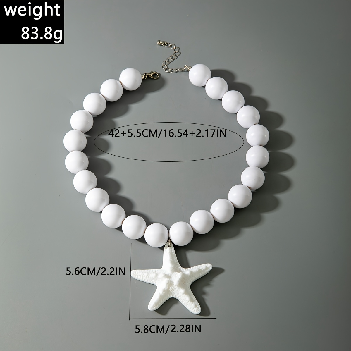 Bohemian Beach Necklace with Starfish Pendant